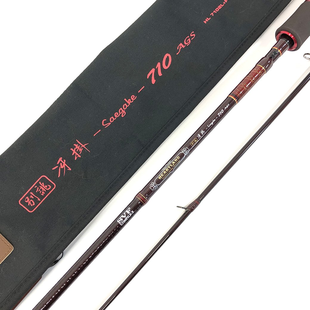 ダイワ ハートランド 別誂 冴掛 710 AGS HL 7102L+FS-SV AGS18 2ピース スピニングロッド