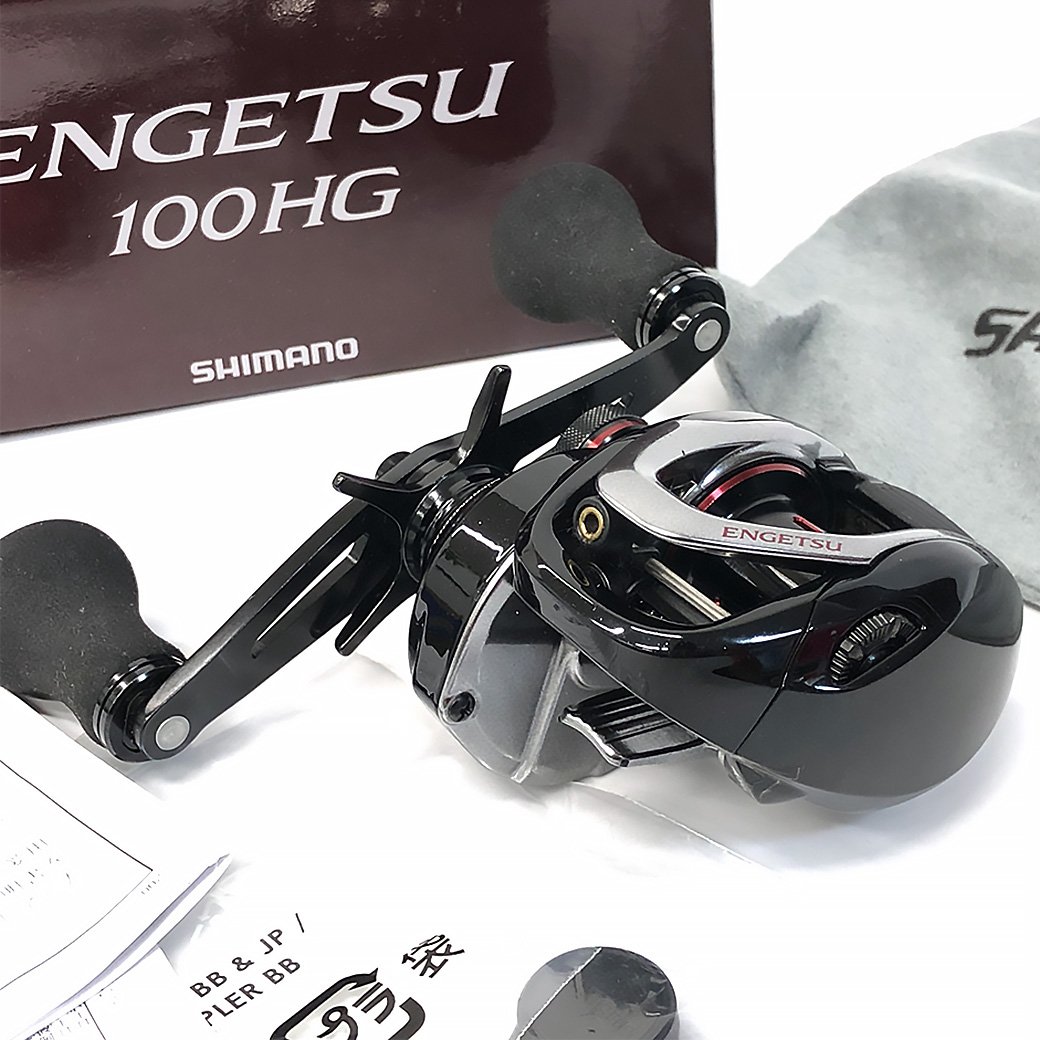 シマノ 17 炎月 エンゲツ 100HG 右巻き ライト ベイトリール