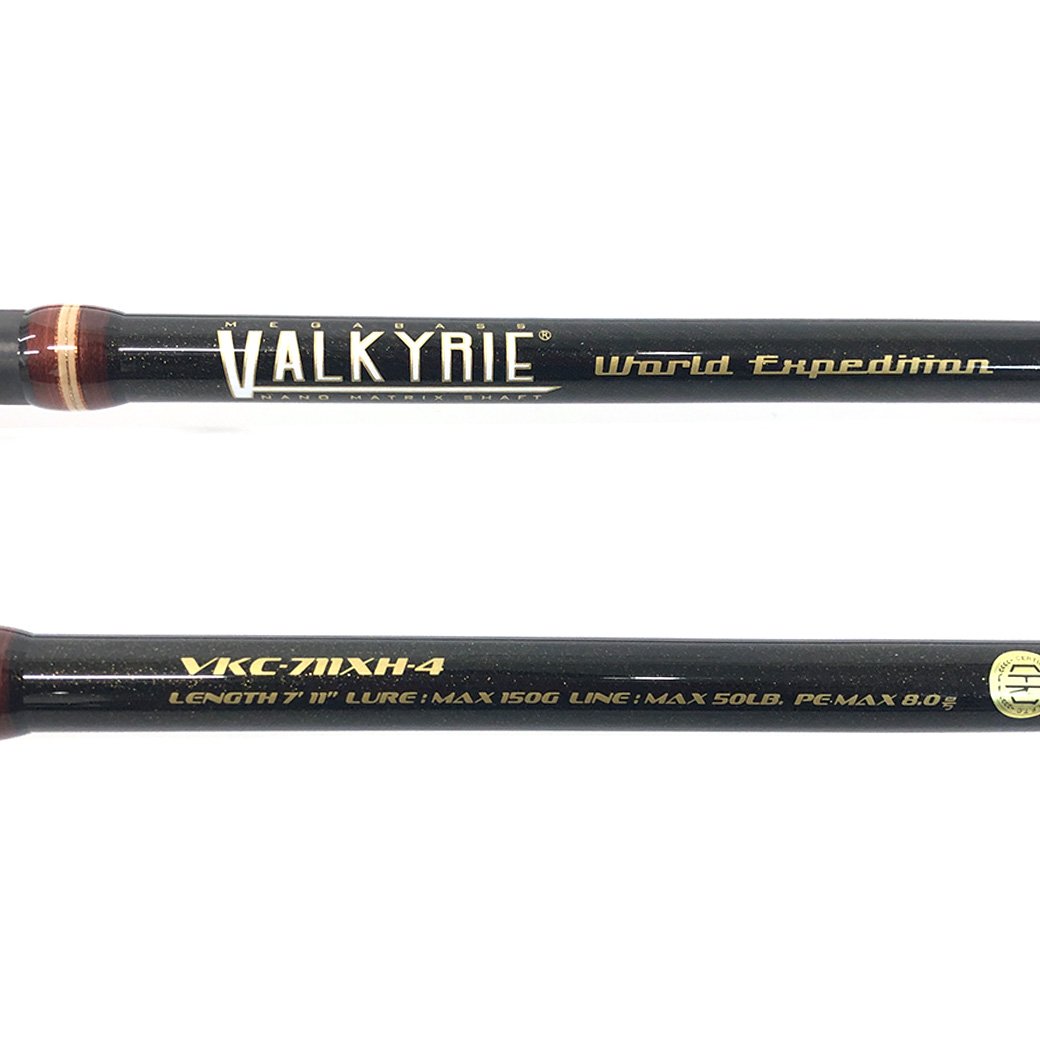 メガバス ヴァルキリー ワールドエクスペディション VKC-711XH-4 ルアーロッド 4ピース ベイトロッド