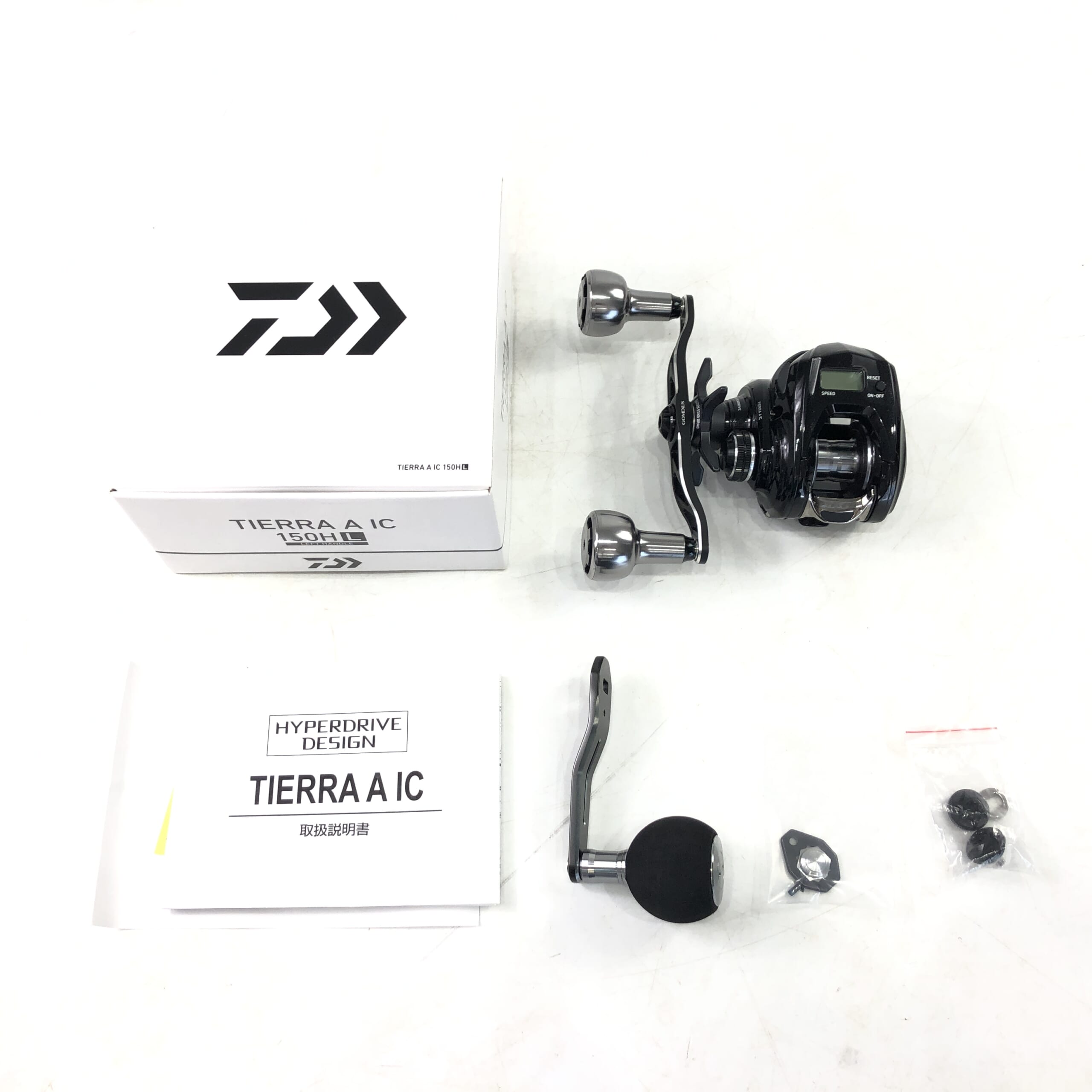 ダイワ 21 ティエラＡ IC 150HL 左巻き ゴメクサスハンドル カスタム